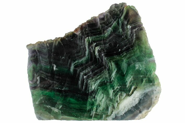 Colorful, Polished Fluorite Slab - China #297627